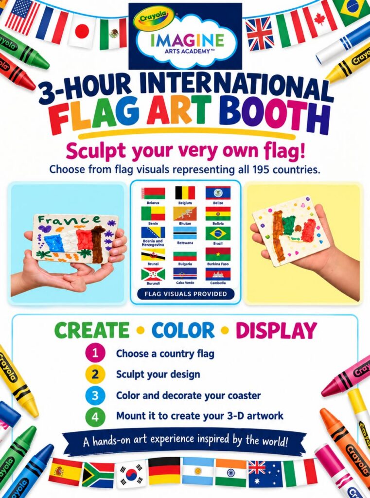 flag art booth