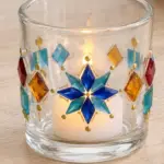 Mosaic Turkish Candle Votives by J&J Sip and Paint
